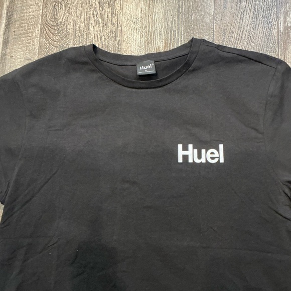 New Huel Women’s Black Short Sleeve Tee Size Large - Picture 6 of 7